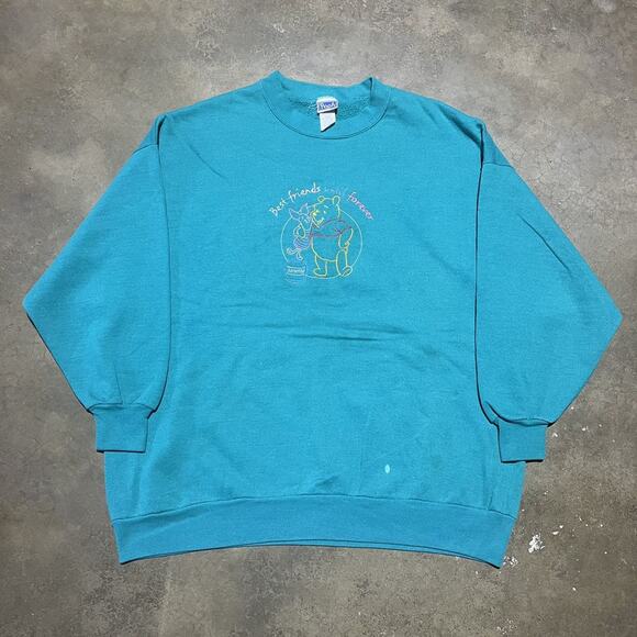 Vintage 90s Winnie the Pooh White Disney Sweatshirt - Picture 1 of 4